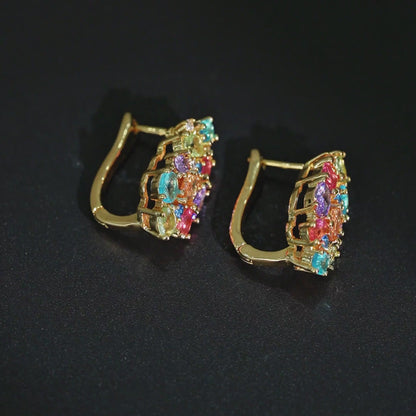Tropical Cluster Earrings