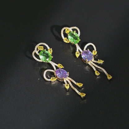 Ribbon Vine Earrings