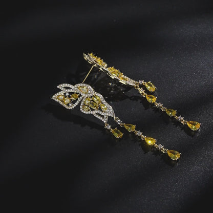 Luminous Leaf Drip Earrings