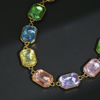 Facet Link Necklace