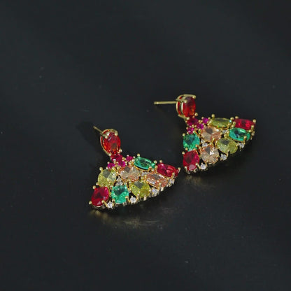 Regal Fan Earrings