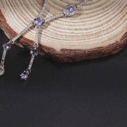 Lavender Tanzanite Elegance Necklace