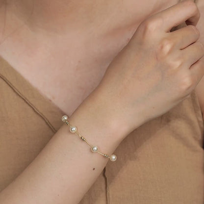 Pearl Beads S925 Bracelet
