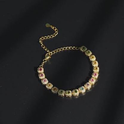 Multi-color Rhythm Tourmaline Bracelet