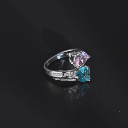 Dual Teardrop Wrap Ring