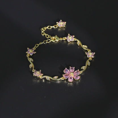 Petal Vine Link Bracelet
