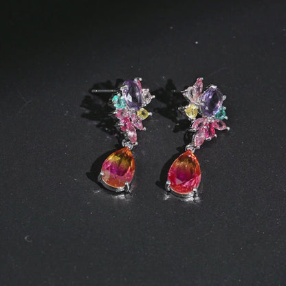 Ombre Blush Drop Earrings