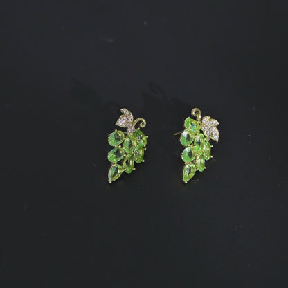 Juicy Grape Charm Earrings
