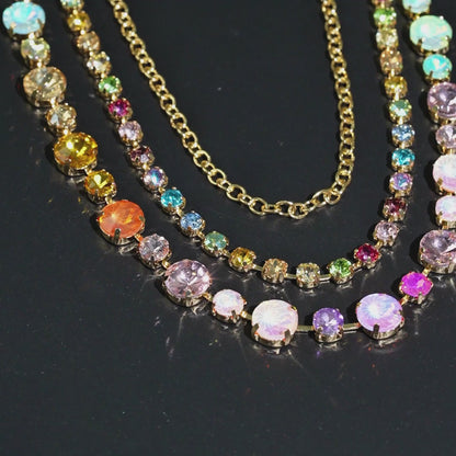 Color Prism Layered Necklace