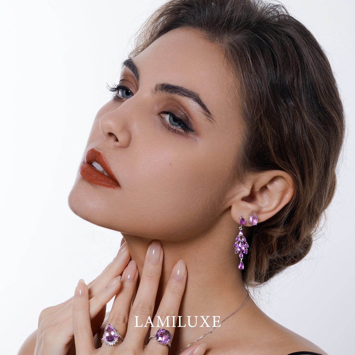 Amethyst Empowerment Drop Earrings